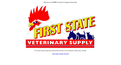 Desktop Screenshot of firststatevetsupply.com