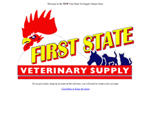 Tablet Screenshot of firststatevetsupply.com